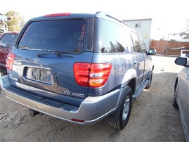 2002 Toyota Sequoia SR5 Blue 4.7L AT 4WD #Z21582